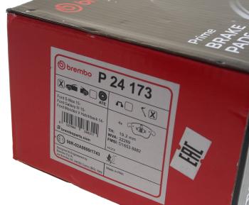 5 649 р. Колодки тормозные FORD Mondeo (15-) передние (4шт.) BREMBO BREMBO p24173  с доставкой в г. Кемерово. Увеличить фотографию 4