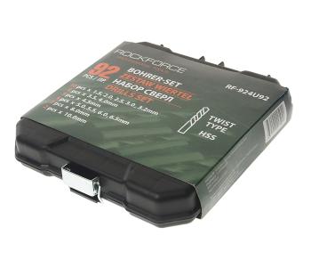 2 199 р. Набор сверл по металлу 1.5-10.0мм HSS (92шт.) в кейсе ROCKFORCE ROCKFORCE rf-924u92  с доставкой в г. Кемерово. Увеличить фотографию 3