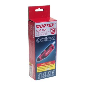 2 259 р. Пистолет клеевой аккумуляторный 4.0В 1.5Ач 7.2мм WORTEX WORTEX cgg 1104  с доставкой в г. Кемерово. Увеличить фотографию 4