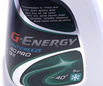 1 199 р. Антифриз зеленый -40C PRO 5кг G11 G-ENERGY GAZPROMNEFT 002422210300  с доставкой в г. Кемерово. Увеличить фотографию 3