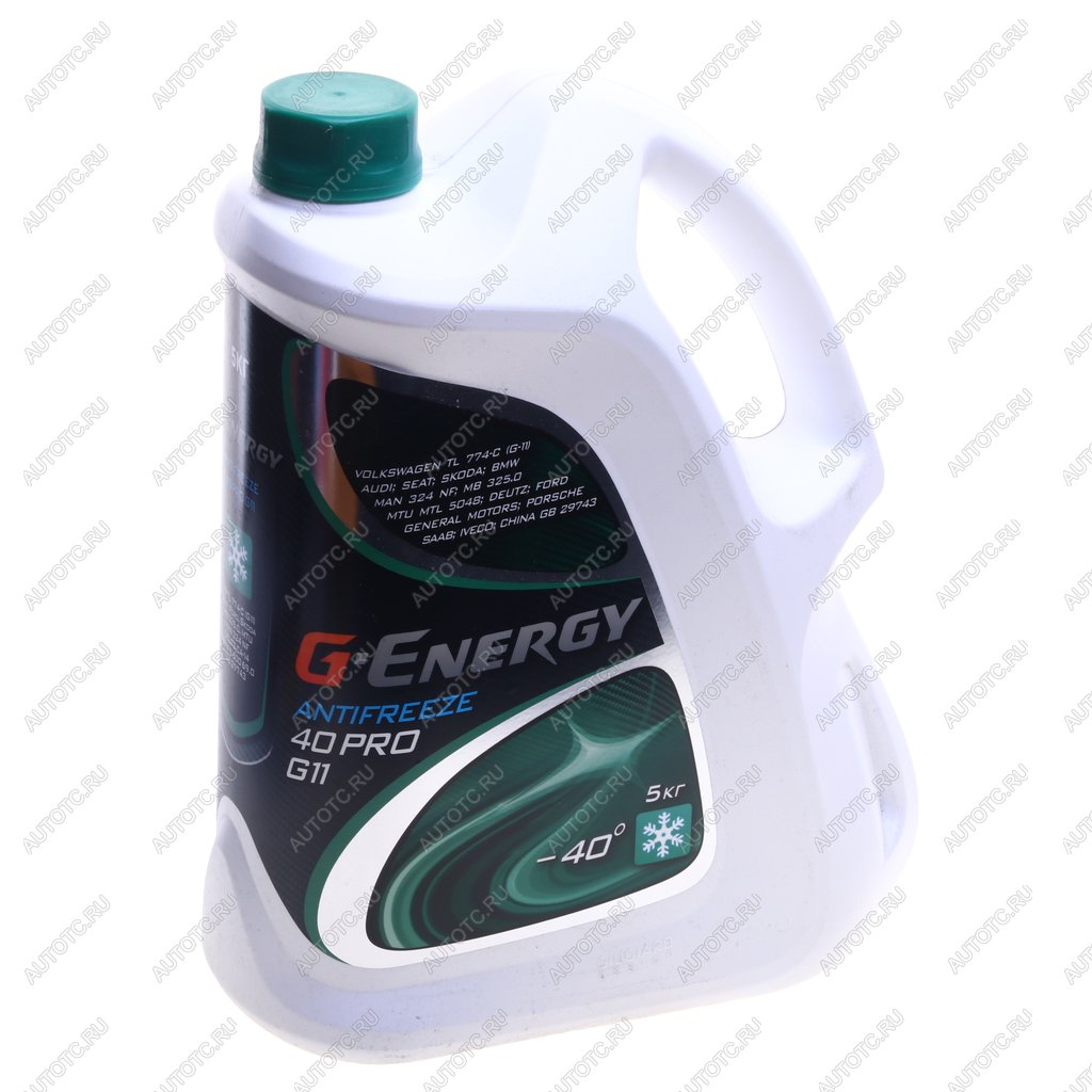 1 199 р. Антифриз зеленый -40C PRO 5кг G11 G-ENERGY GAZPROMNEFT 002422210300  с доставкой в г. Кемерово