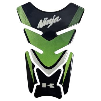 1 439 р. Наклейка на бак для мотоцикла Kawasaki Ninja Зелено-Черная 2   пм-00032247  с доставкой в г. Кемерово. Увеличить фотографию 1