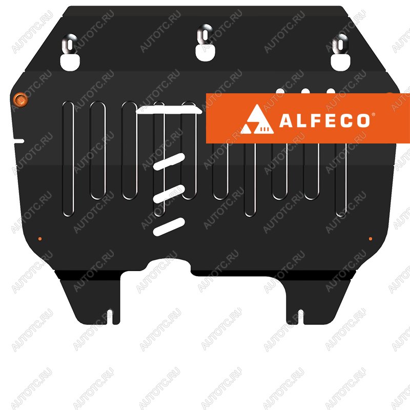 10 799 р. Защита картера и КПП рынок (Южной Кореи)(V-1,0 CVT) ALFECO  Chevrolet Spark  4 M400 (2018-2022) хэтчбэк 3 дв. рестайлинг (алюминий 3 мм)  с доставкой в г. Кемерово