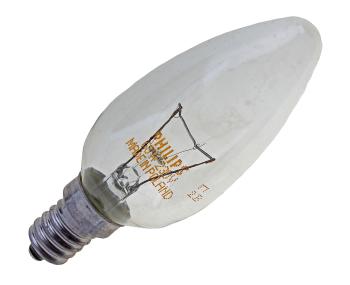 54 р. Лампа накаливания E14 B35 60W PHILIPS PHILIPS c0018645  с доставкой в г. Кемерово. Увеличить фотографию 1