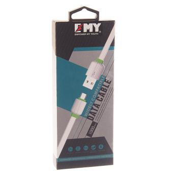 48 р. Кабель iPhone (5-) 1м белый EMY EMY my-4431w  с доставкой в г. Кемерово. Увеличить фотографию 1