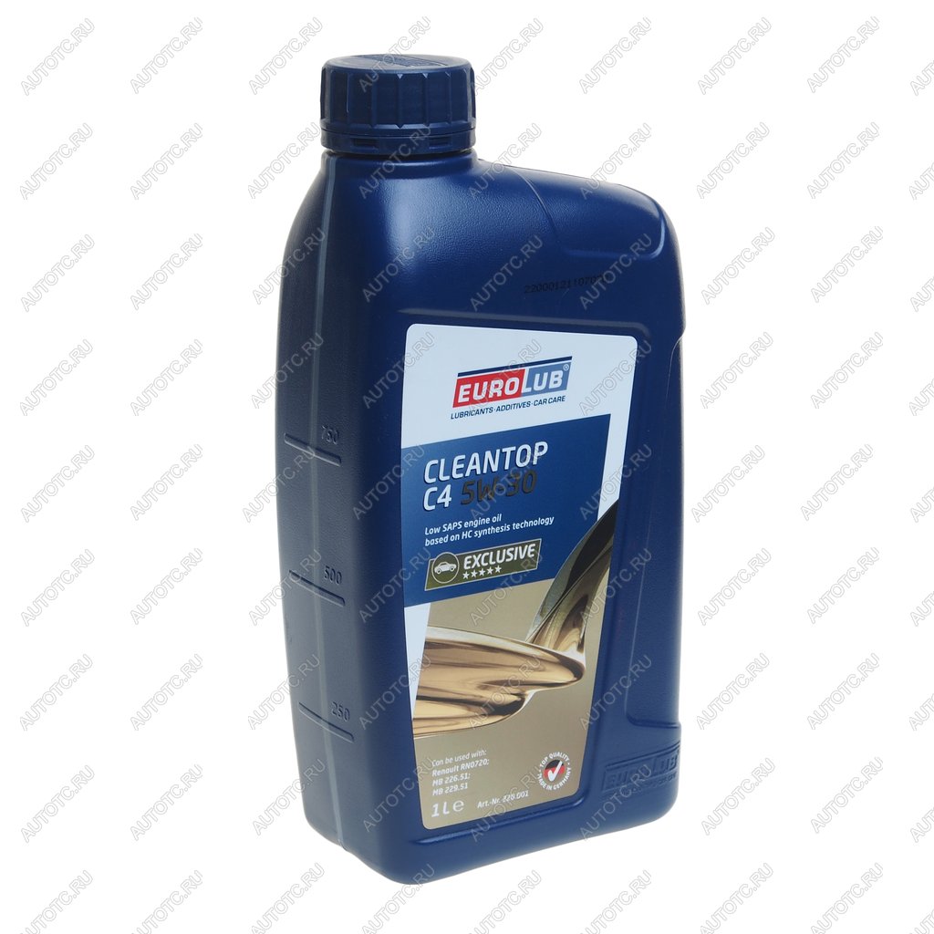 1 399 р. Масло моторное CLEANTEC C4 5W30 синт.1л EUROLUB EUROLUB 220001  с доставкой в г. Кемерово
