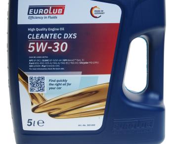 5 999 р. Масло моторное CLEANTEC DXS SPGF-6A 5W30 синт.5л EUROLUB EUROLUB 385005  с доставкой в г. Кемерово. Увеличить фотографию 2