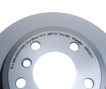 6 899 р. Диск тормозной BMW 3 (F30,F80),4 (F32,F82) задний (1шт.) BREMBO BREMBO 09.b338.11  с доставкой в г. Кемерово. Увеличить фотографию 3