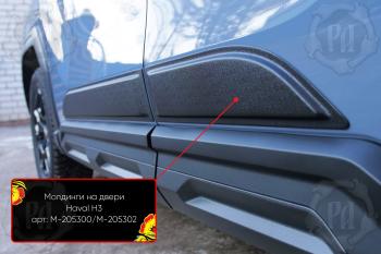Задний правый молдинг на двери Русская Артель  (шагрень)