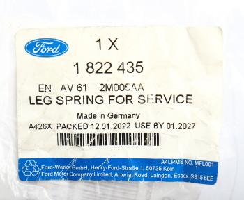1 989 р. Пружина FORD Focus (11-) суппорта тормозного заднего комплект (2шт.) OE FORD 1822435  с доставкой в г. Кемерово. Увеличить фотографию 3