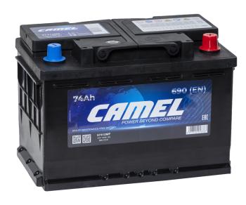 9 499 р. Аккумулятор CAMEL 74Ач обратная полярность CAMEL 6ст74(0) l3  с доставкой в г. Кемерово. Увеличить фотографию 1