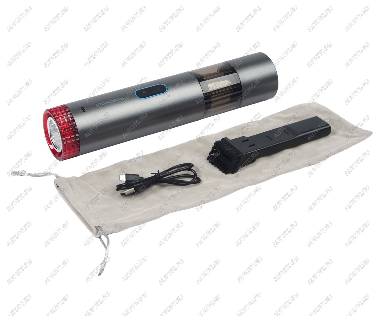 5 399 р. Пылесос портативный аккумуляторный 80W 5000Pa (2 насадки,LED фонарь) AUTOPROFI AUTOPROFI rbv600  с доставкой в г. Кемерово