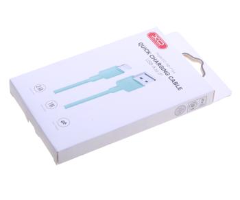 110 р. Кабель iPhone (5-) 1м зеленый XO XO nb-p156 green  с доставкой в г. Кемерово. Увеличить фотографию 2