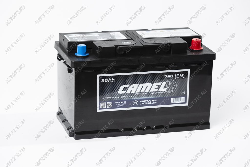 13 499 р. Аккумулятор CAMEL EFB 80Ач обратная полярность CAMEL 6ст80(0) l4 (efb ln4 80)  с доставкой в г. Кемерово