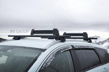 Крепление для лыж (56 см/4 пары лыж) Petroil Tuning KIA Sorento UM/Prime дорестайлинг (2014-2018)