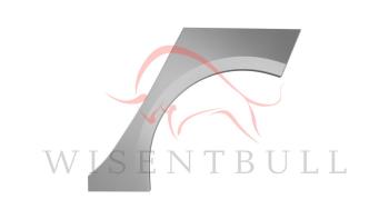Левая задняя внешняя ремонтная арка Wisentbull Renault Clio  BR (2005-2013) дорестайлинг, хэтчбэк 5 дв., рестайлинг, хэтчбэк 5 дв. (оцинкованная сталь 1-1,2 мм)
