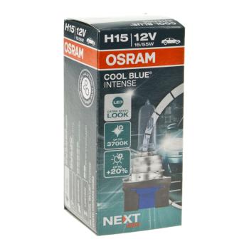 3 199 р. Лампа 12V H15 5515W PGJ23t-1 +20% 3700K Cool Blue Intense NextGen OSRAM OSRAM 64176cbn  с доставкой в г. Кемерово. Увеличить фотографию 4