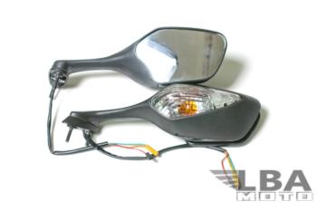 7 999 р. Зеркала для мотоцикла Honda CBR1000RR 08-16, VFR800 14-19, VFR1200 10-19 с поворотниками КитайскиеЗапчасти пм-00001121  с доставкой в г. Кемерово. Увеличить фотографию 1