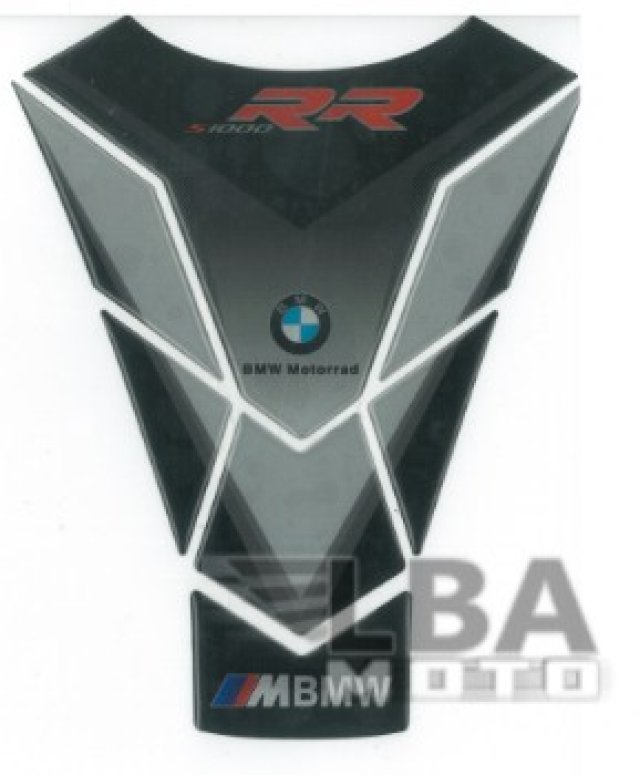 1 439 р. Наклейка на бак для мотоцикла BMW S1000RR Серо-Черная КитайскиеЗапчасти пм-00017100  с доставкой в г. Кемерово