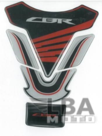 Наклейка на бак для мотоцикла Honda CBR 2 Черно-Бело-Красная КитайскиеЗапчасти пм-00017124