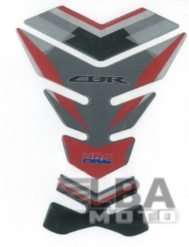 1 439 р. Наклейка на бак для мотоцикла Honda CBR HRC Серо-Красная КитайскиеЗапчасти пм-00017090  с доставкой в г. Кемерово