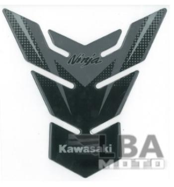 Наклейка на бак для мотоцикла Kawasaki Ninja Серо-Черная КитайскиеЗапчасти пм-00017093