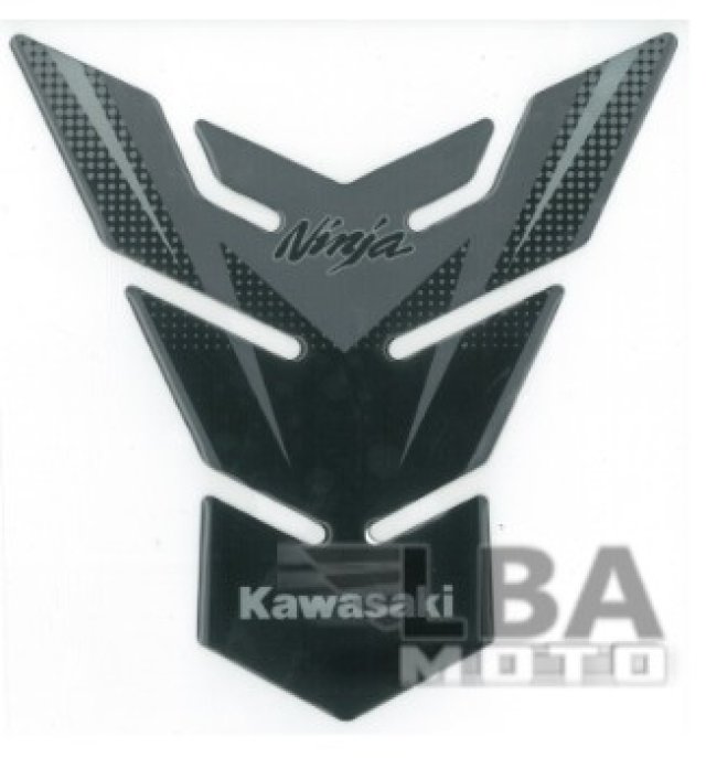 1 389 р. Наклейка на бак для мотоцикла Kawasaki Ninja Серо-Черная КитайскиеЗапчасти пм-00017093  с доставкой в г. Кемерово