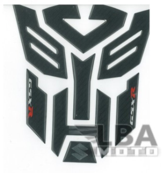 1 389 р. Наклейка на бак для мотоцикла Suzuki GSX-R Autobots Под Карбон КитайскиеЗапчасти пм-00017110  с доставкой в г. Кемерово