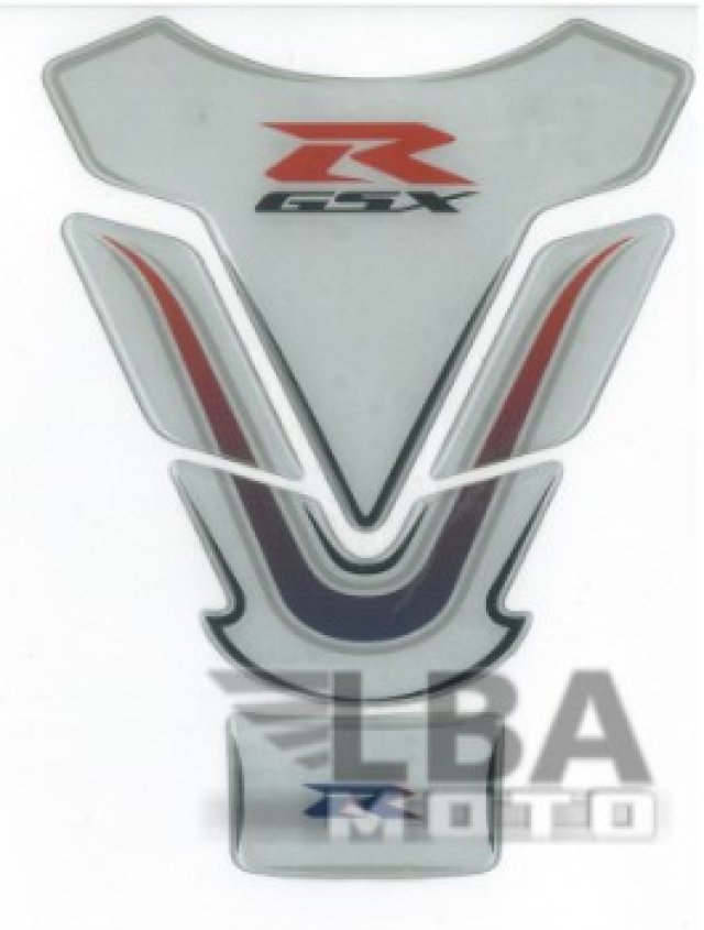 1 439 р. Наклейка на бак для мотоцикла Suzuki GSX-R Бело-Сине-Красная КитайскиеЗапчасти пм-00017126  с доставкой в г. Кемерово