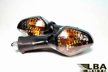 1 899 р. Поворотники Honda CRF250L 2013-2016 тёмные ПередЗад КитайскиеЗапчасти пм-00008070  с доставкой в г. Кемерово. Увеличить фотографию 1