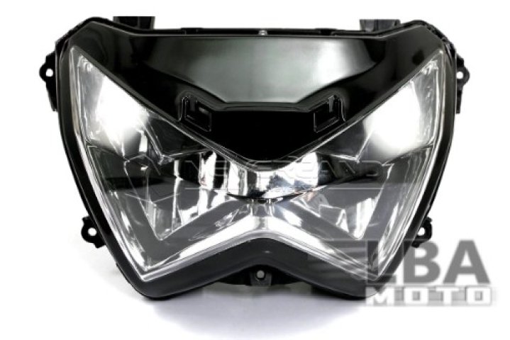 9 299 р. Фара для мотоцикла Kawasaki Z800 13-16, Z250 14-18 КитайскиеЗапчасти пм-00006851  с доставкой в г. Кемерово
