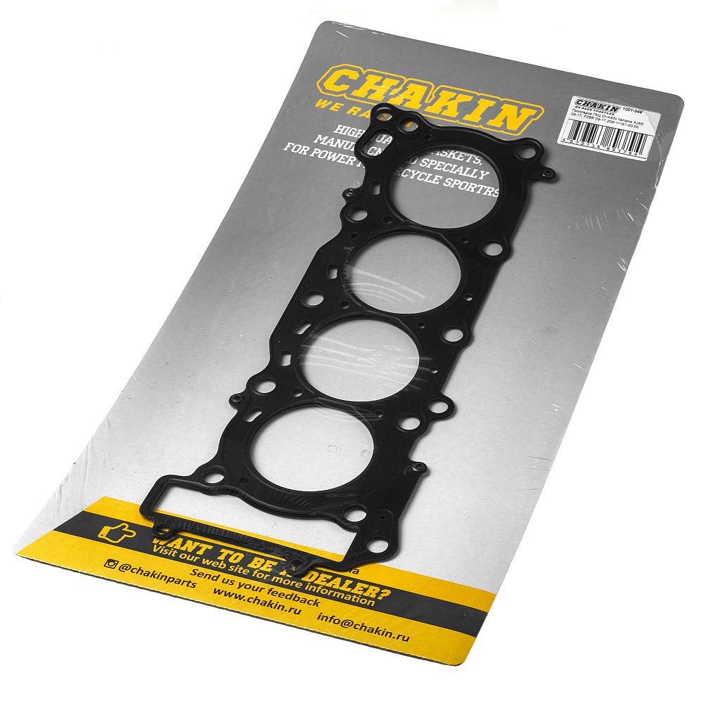 3 999 р. Прокладка ГБЦ CHAKIN Yamaha XJ6S 09-17, FZ6R 09-17 20S-11181-00-00 CHAKIN 100y-048  с доставкой в г. Кемерово