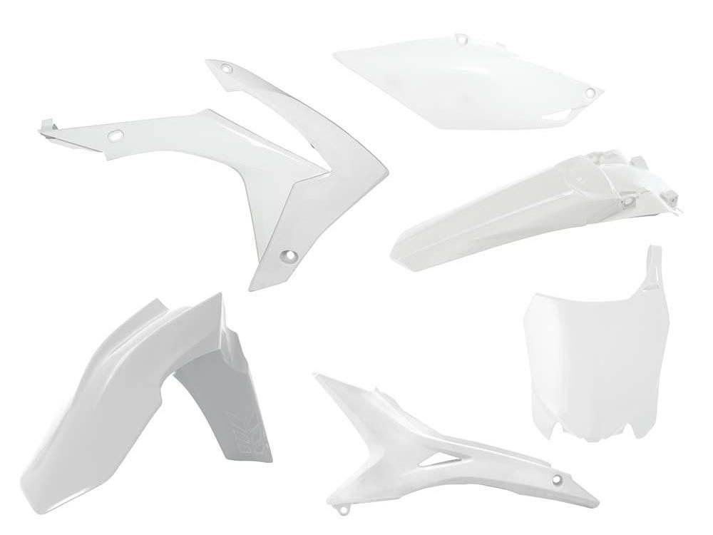 15 899 р. Комплект пластика R-Tech Honda CRF250R 14-17, CRF450R 13-16 (R-KITCRF-BN0-518) Белый R-Tech r-kitcrf-bn0-518  с доставкой в г. Кемерово