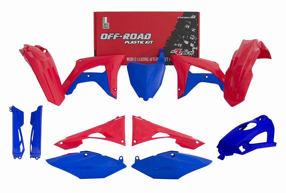 15 899 р. Комплект пластика R-Tech Honda CRF250R 19-20, CRF450R 19-20 (R-KITCRF-RSB-519) красный-синий R-Tech r-kitcrf-rsb-519  с доставкой в г. Кемерово
