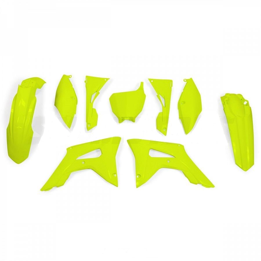 15 899 р. Комплект пластика R-Tech Honda CRF250R 2018, CRF450R 17-18 (R-KITCRF-GF0-599) неоновый желтый R-Tech r-kitcrf-gf0-599  с доставкой в г. Кемерово