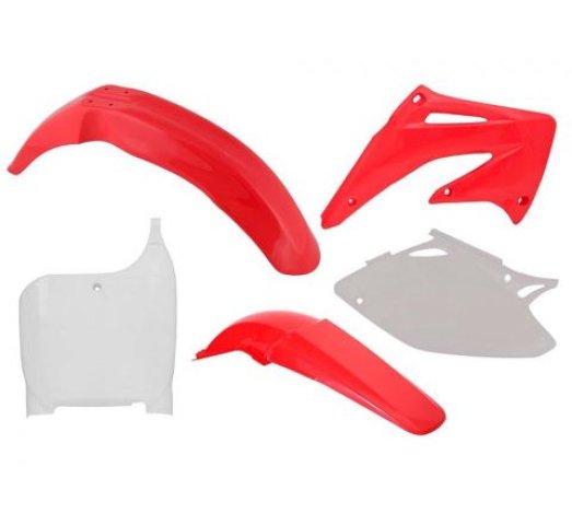 13 449 р. Комплект пластика R-Tech Honda CRF450R 02-03 (R-KITCRF-OEM-504) красно-белый R-Tech r-kitcrf-oem-504  с доставкой в г. Кемерово