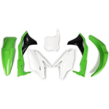 13 449 р. Комплект пластика R-Tech Kawasaki KX250F 17-20 (R-KITKXF-OEM-519) зеленыйбелыйчерный R-Tech r-kitkxf-oem-519  с доставкой в г. Кемерово. Увеличить фотографию 1