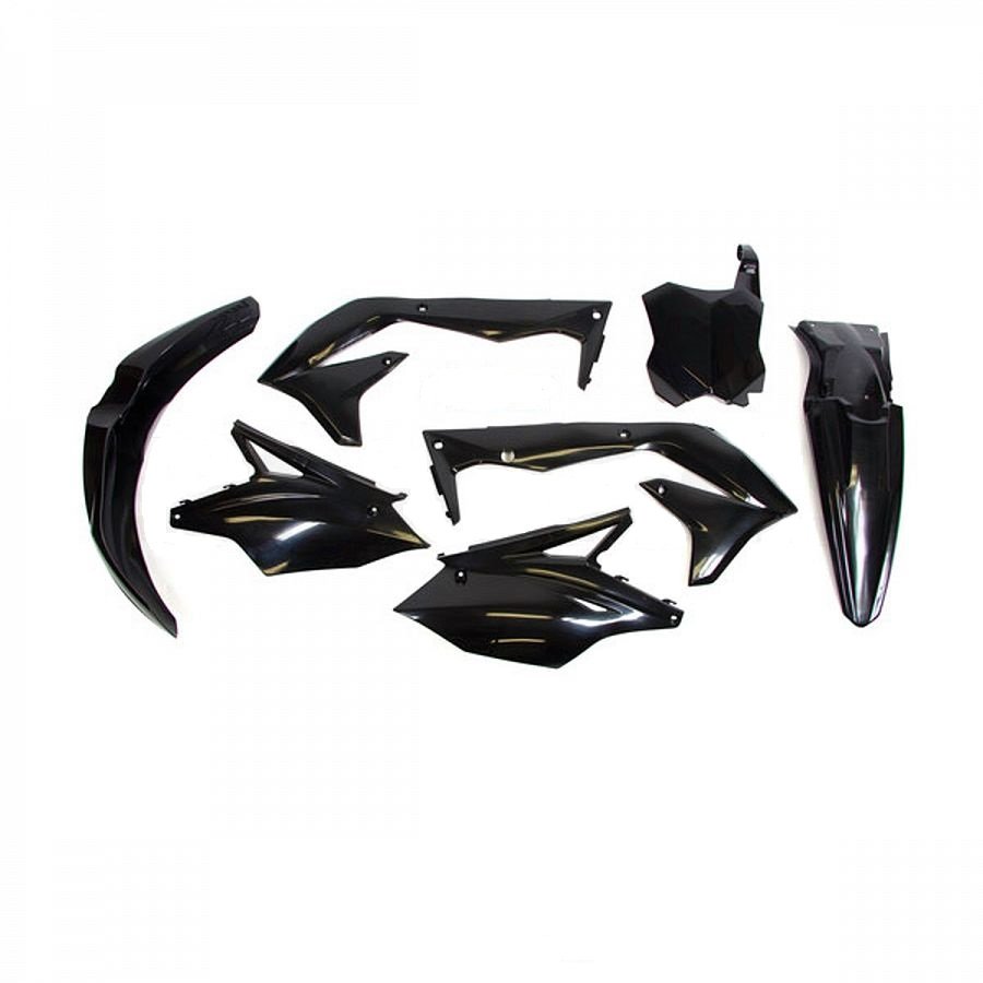 13 449 р. Комплект пластика R-Tech Kawasaki KX450F 16-18 (R-KITKXF-NR0-517) черный R-Tech r-kitkxf-nr0-517  с доставкой в г. Кемерово