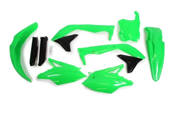 13 449 р. Комплект пластика R-Tech Kawasaki KX450F 16-18 (R-KITKXF-VF0-517) неоновый зеленый R-Tech r-kitkxf-vf0-517  с доставкой в г. Кемерово