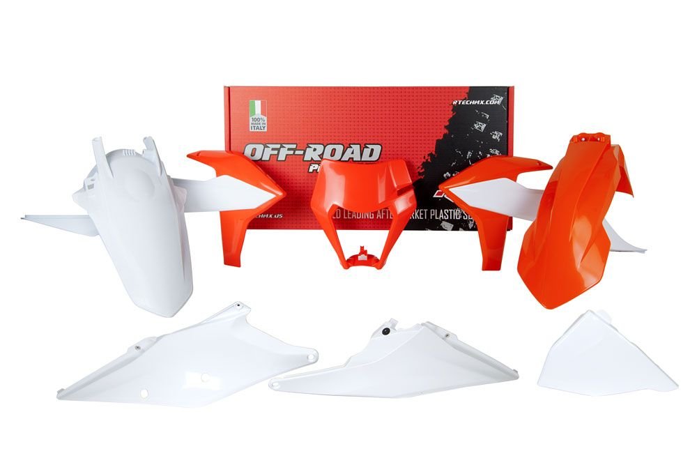 15 899 р. Комплект пластика R-Tech KTM EXCEXCFXC-WXCF-W 125-500 20-22 (R-KITKTM-OEM-522) Бело-Оранж R-Tech r-kitktm-oem-522  с доставкой в г. Кемерово