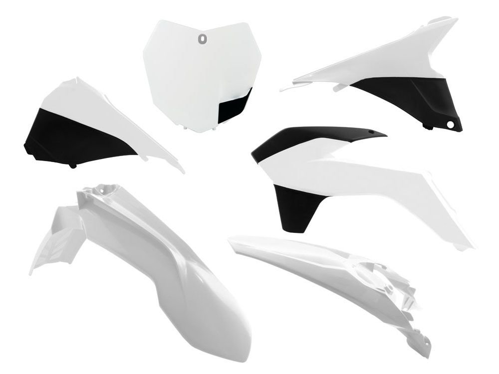 13 449 р. Комплект пластика R-Tech KTM SXSXF 125150250350450 13-15 (R-KITKTM-BN0-512) Бело-Черный R-Tech r-kitktm-bn0-512  с доставкой в г. Кемерово