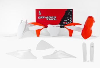 15 899 р. Комплект пластика R-Tech KTM SXSXF 19-22, XCXCF 19-22 (R-KITKTM-OEM-609) Бело-Карсный R-Tech r-kitktm-oem-609  с доставкой в г. Кемерово. Увеличить фотографию 1