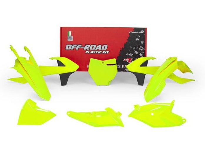 14 749 р. Комплект пластика R-Tech KTM SX85 18-22, GasGas MC85 21-22 (R-KITKTM-GF0-185) Зеленый неон R-Tech r-kitktm-gf0-185  с доставкой в г. Кемерово