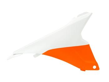 3 299 р. Крышка воздуш фильта прав R-Tech KTM SXSXF 13-15 (R-FIKTMBNARDX13) Бело-Оранжевый R-Tech r-fiktmbnardx13  с доставкой в г. Кемерово. Увеличить фотографию 1