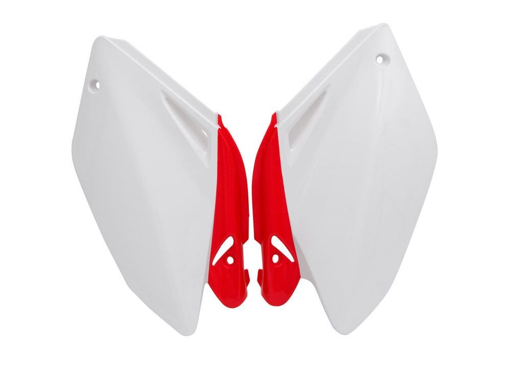 7 999 р. Обтекатели задн. боковые R-Tech Honda CRF250 04-05 (R-FICRFBNRS04) Бело-Красный R-Tech r-ficrfbnrs04  с доставкой в г. Кемерово