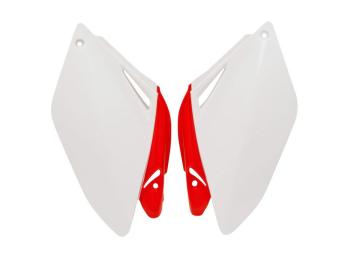 7 999 р. Обтекатели задн. боковые R-Tech Honda CRF250R 06-09 (R-FICRFBNRS060) белыекрасные  R-Tech r-ficrfbnrs06  с доставкой в г. Кемерово. Увеличить фотографию 1