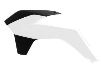 6 549 р. Обтекатели радиатора R-Tech KTM SXF250-450 13-15, EXCEXCF 14-16 (R-CVKTMBNNR13) Бело-Черный R-Tech r-cvktmbnnr13  с доставкой в г. Кемерово. Увеличить фотографию 1