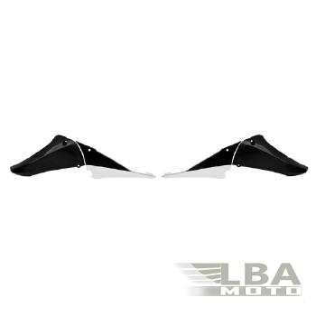 7 599 р. Обтекатели радиатора верхние R-Tech Yamaha YZ450F 10-13 (R-CVYZFNRBNU0) черныебелые R-Tech r-cvyzfnrbnu0  с доставкой в г. Кемерово. Увеличить фотографию 1