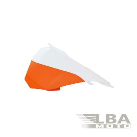 3 299 р. Обтекатель возд. фильтра левый R-Tech KTM SX85 13-17 (R-FIKTMBNARSX85) оранжевыйбелый R-Tech r-fiktmbnarsx85  с доставкой в г. Кемерово