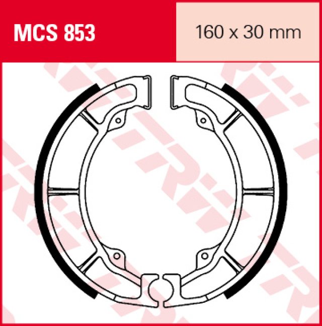 4 299 р. Тормозные колодки TRW MCS853 TRW mcs853  с доставкой в г. Кемерово